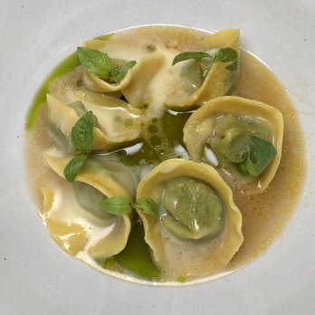 Principe - Basil Tortellini in Brown Butter Brodo ($24) - Seafood Near Me - New York, New York Principe - Basil Tortellini in Brown Butter Brodo ($24) - Seafood Near Me - New York, New York