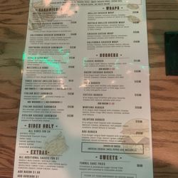 Fatties Pub - Menu 1 of 2 March 2024
