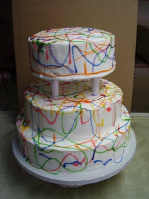 Blue Ribbon Cake by null