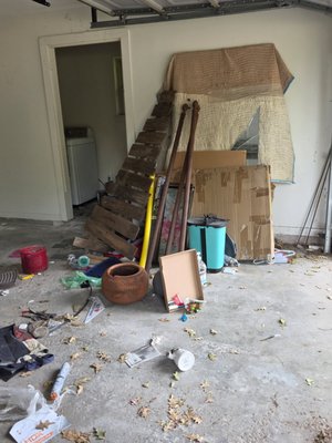 Small garage an yard pickup - The job was to clean out an junk all unwanted material an southern roots junk removal did just that Small garage an yard pickup - The job was to clean out an junk all unwanted material an southern roots junk removal did just that