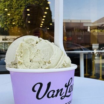 Van Leeuwen - Sicilian Pistachio, Single Scoop $7.45 - Ice Cream & Frozen Yogurt Near Me - Beverly Hills, California