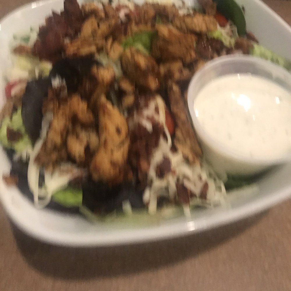 Ledo Pizza - Chicken salad (sorry for little blurry picture) - Pizza Near Me - Crofton, Maryland Ledo Pizza - Chicken salad (sorry for little blurry picture) - Pizza Near Me - Crofton, Maryland