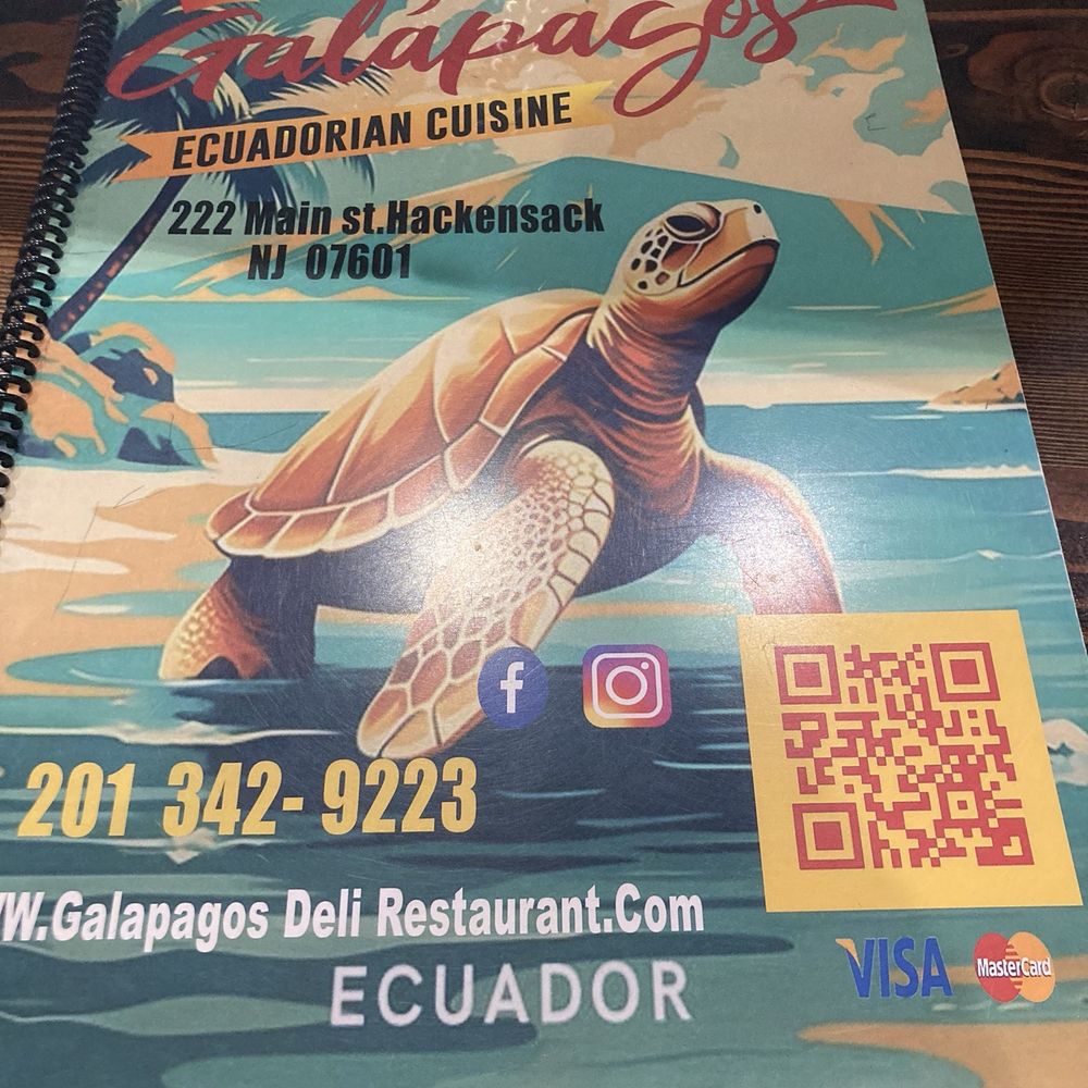 Galapagos Deli & Restaurant - Menu cover - Latin American Near Me - Hackensack, New Jersey Galapagos Deli & Restaurant - Menu cover - Latin American Near Me - Hackensack, New Jersey