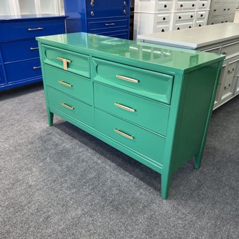 Hello Cutie - Mid century lacquer green dresser - Furniture Repair Near Me - Goose Creek, South Carolina Hello Cutie - Mid century lacquer green dresser - Furniture Repair Near Me - Goose Creek, South Carolina