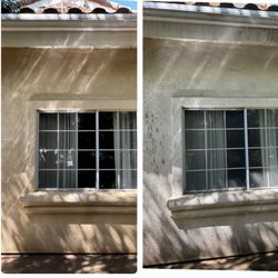 California Pressure Washer - Before and after of my exterior walls.