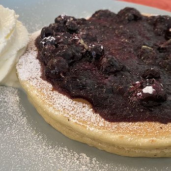 MeeMa’s - Lemon Blueberry Ricotta Pancakes - Breakfast & Brunch Near Me - Long Beach, California