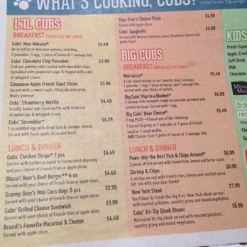 Black Bear Diner Auburn - Kids menu 2015 - Diners Near Me - Auburn, California Black Bear Diner Auburn - Kids menu 2015 - Diners Near Me - Auburn, California