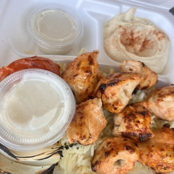 Damasquino - Chicken Kabob Plate - Mediterranean Near Me - Glendora, California