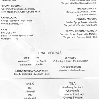 Nambah Coffee - Menu (August 10, 2026) - "I dislike how the menu lacks prices." - Coffee & Tea Near Me - La Verne, California Nambah Coffee - Menu (August 10, 2026) - "I dislike how the menu lacks prices." - Coffee & Tea Near Me - La Verne, California