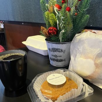 Colleen's Cafe - Cranberry scone, pumpkin whoopie pie, drip coffee and gooey butter cookie - Bakeries Near Me - Saint Louis, Missouri
