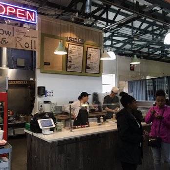 Bowl & Roll - customers at the counter of a restaurant - Asian Fusion Near Me - Nashville, Tennessee