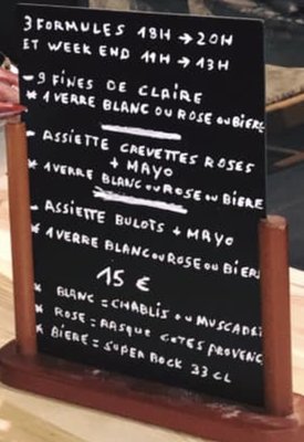Menu photo 3 Langousta Paris, 75 Menu photo 3 Langousta Paris, 75
