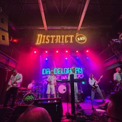 Stage and opening band