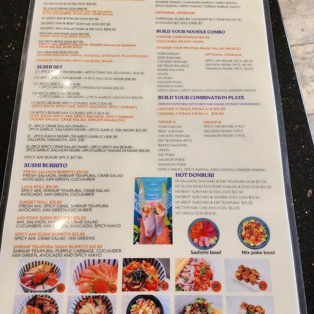 Fresh Bites Hawaii - menu - Poke Near Me - Honolulu, Hawaii Fresh Bites Hawaii - menu - Poke Near Me - Honolulu, Hawaii