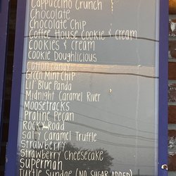 Poppy's Ice Cream - Menu