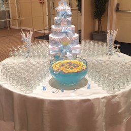 Punch table that Anna made for us!