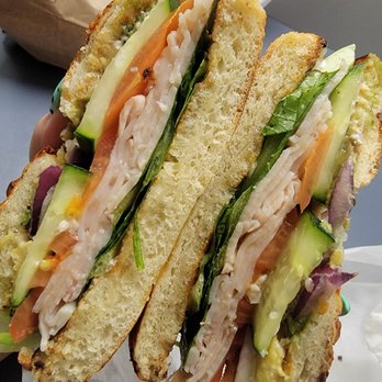 Bagel Junction - Bagel Sammie! Look at how F R E S H - Coffee & Tea Near Me - Auburn, California