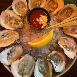 Dozen oysters