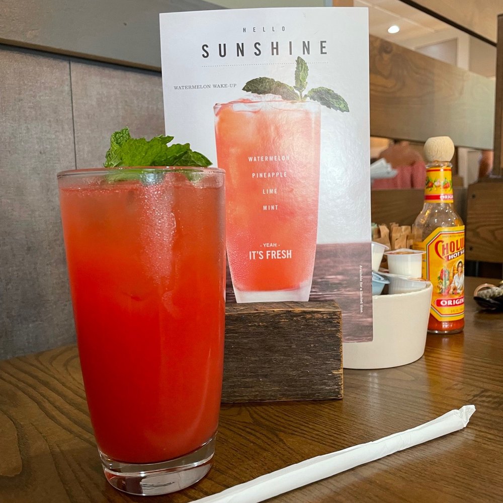 First Watch - Very similar to a kale tonic but watermelony - Breakfast & Brunch Near Me - Naples, Florida First Watch - Very similar to a kale tonic but watermelony - Breakfast & Brunch Near Me - Naples, Florida