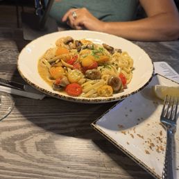 Shrimp scampi pasta was the best scampi I've ever had in my life! Shrimp scampi pasta was the best scampi I've ever had in my life!