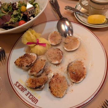 Uncle Jack's Steakhouse - Baked Clams - Steakhouses Near Me - Bayside, New York Uncle Jack's Steakhouse - Baked Clams - Steakhouses Near Me - Bayside, New York