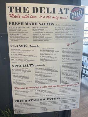 Menu photo 2 The Deli At 700 Westmont, IL