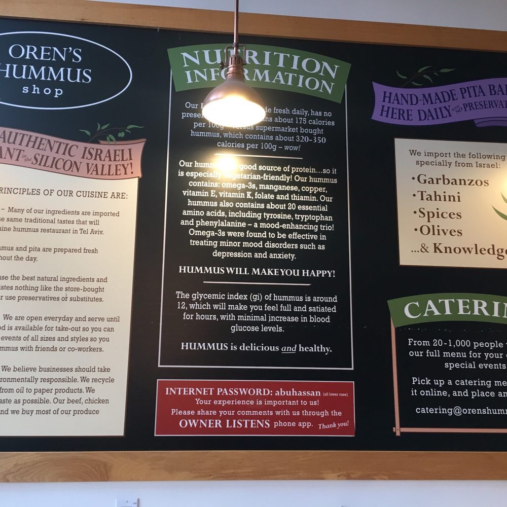Oren's Hummus - Mediterranean Near Me - Mountain View, California Oren's Hummus - Mediterranean Near Me - Mountain View, California