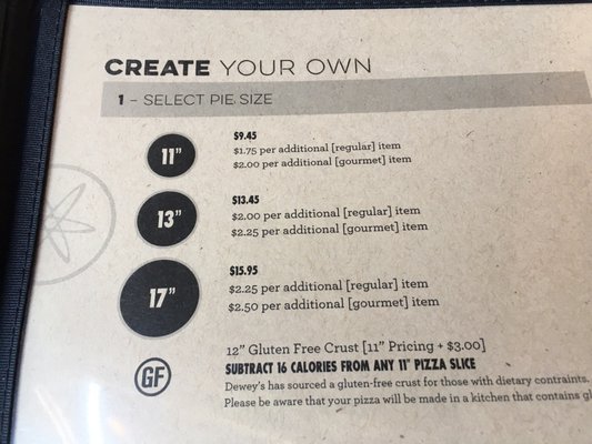 Menu photo 3 Dewey's Pizza - U-City University City, MO