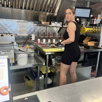 Holey Grail Donuts - loved watching the donuts being made - Vegan Near Me - Hanalei, Hawaii