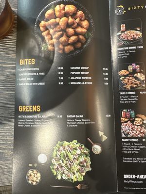Menu photo 1 6ixty Wings San Antonio, TX Menu photo 1 6ixty Wings San Antonio, TX