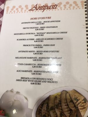 Menu photo 3 La Forchetta D'oro Rome, RM Menu photo 3 La Forchetta D'oro Rome, RM