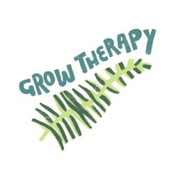Grow Family Therapy Group - Grow Therapy Logo - local Long Beach artist Priscilla Moreno