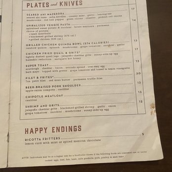The Winston - Menu - New American Near Me - Norman, Oklahoma