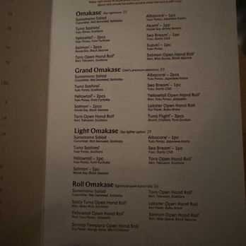 Tancho - Menu - Sushi Bars Near Me - Austin, Texas
