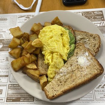 Sylvia's Cafe - Avocado toast - Diners Near Me - Ellsworth, Maine