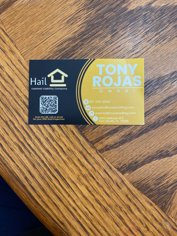 Slide of Hail House Roofing