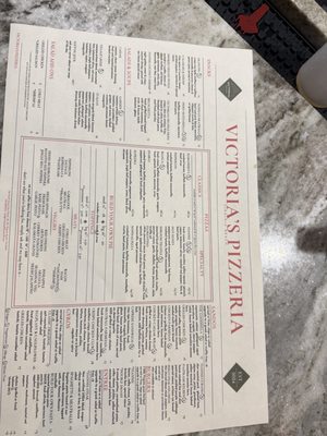Menu photo 2 Victorias Pizzeria Virginia Beach, VA