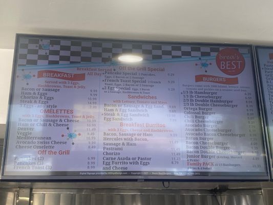 Menu photo 4 Brea's Best Burgers Brea, CA