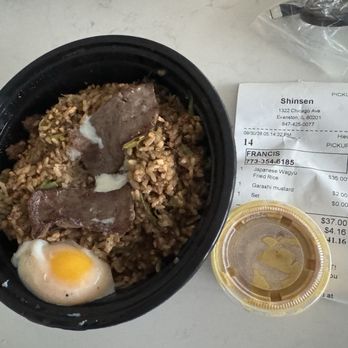Shinsen - $42 for fried rice and mustard? WTF - Sushi Bars Near Me - Evanston, Illinois Shinsen - $42 for fried rice and mustard? WTF - Sushi Bars Near Me - Evanston, Illinois