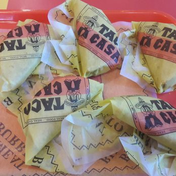 Taco Casa - Not very good at wrapping I see - Mexican Near Me - Arlington, Texas