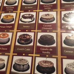 Capricious Cake Shop - Menu