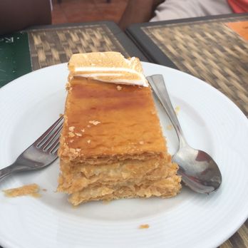 Las Terrazas del Pery - A delicious dessert. Caramel, custard, pastry thing LOL. - Steakhouses Near Me - Gijón, O Las Terrazas del Pery - A delicious dessert. Caramel, custard, pastry thing LOL. - Steakhouses Near Me - Gijón, O