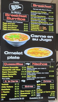 Menu photo 1 Hecho en Mexico Fairfield, CA