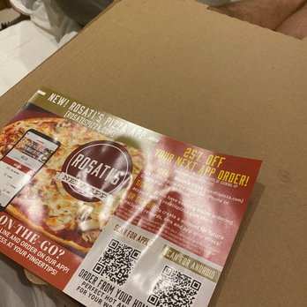 Rosati's Pizza - a box of pizza on a bed - Pizza Near Me - Scottsdale, Arizona Rosati's Pizza - a box of pizza on a bed - Pizza Near Me - Scottsdale, Arizona