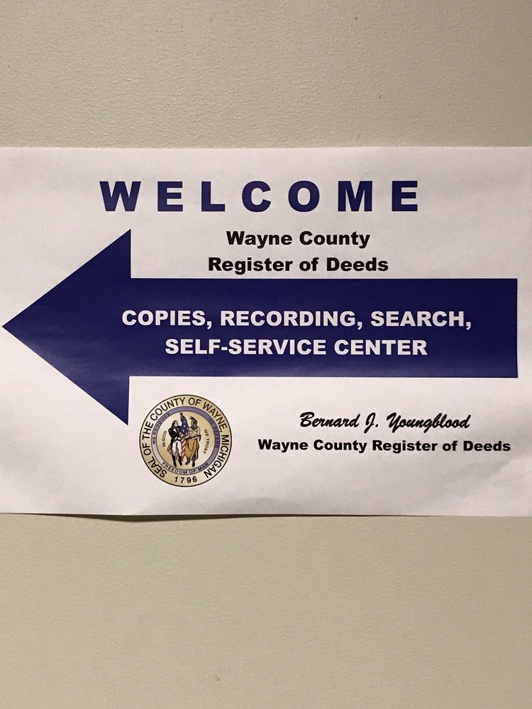 WAYNE COUNTY REGISTER OF DEEDS Updated October 2024 400 Monroe Ave