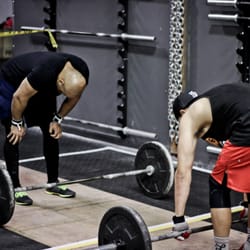 Renatus Athletics - First time competing in the CrossFit Open, 2014. That's my oldest in the hat repping it out along with me.