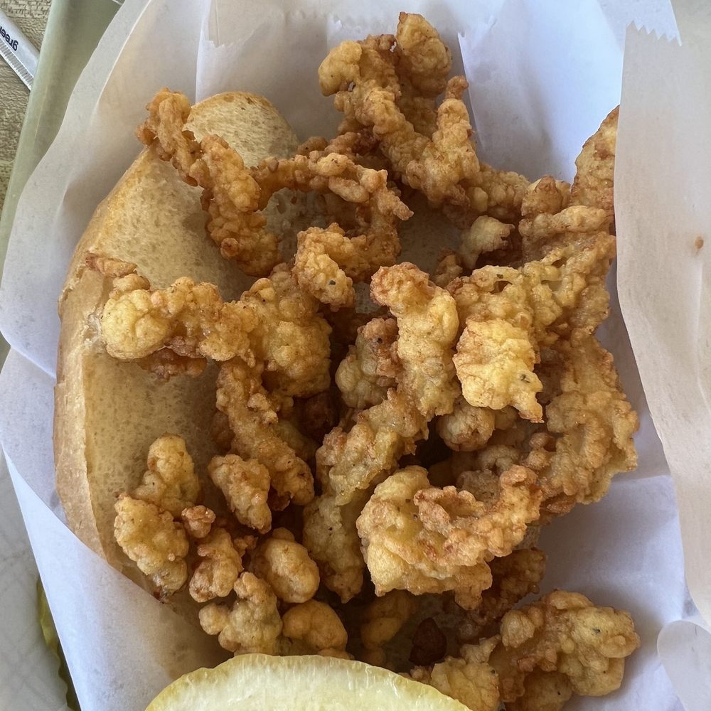 The Clam Castle - Clam strip roll - Seafood Near Me - Madison, Connecticut The Clam Castle - Clam strip roll - Seafood Near Me - Madison, Connecticut