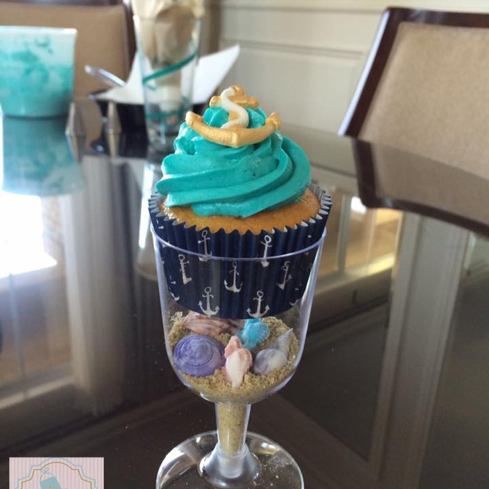 The Sweet Apron - Karen made cupcakes for my bridal shower, with handmade edible sea shells and sand. - Bakeries Near Me The Sweet Apron - Karen made cupcakes for my bridal shower, with handmade edible sea shells and sand. - Bakeries Near Me