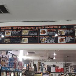 Kabul Restaurant & Market - New menu