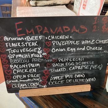 The Soulful Steep - Empanadas menu - Tea Rooms Near Me - Pompano Beach, Florida The Soulful Steep - Empanadas menu - Tea Rooms Near Me - Pompano Beach, Florida